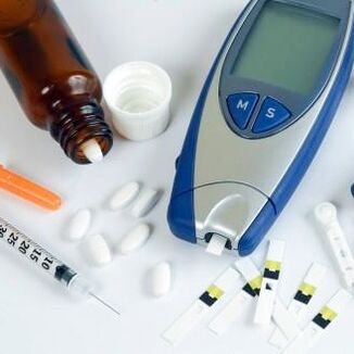 Medidor de glicose e medicamentos para tratamento de diabetes